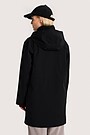 Light water repellent membrane raincoat 3 | BLACK | Audimas