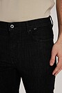 Slim fit jeans with elastane 4 | BLACK | Audimas