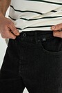 Regular fit jeans with elastane 4 | BLACK | Audimas