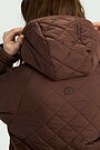Lightweight down jacket 3 | BROWN | Audimas