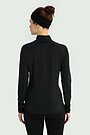 Synthetic half-zip sweatshirt 3 | BLACK | Audimas