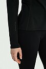 Synthetic half-zip sweatshirt 4 | BLACK | Audimas