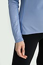 Synthetic half-zip sweatshirt 4 | BLUE | Audimas