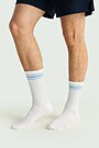 Crew length cotton socks 4 | WHITE | Audimas