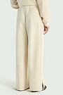 Wide sweatpants with lyocell 3 | Cream | Audimas