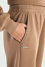 Sweatpants with lyocell 4 | BROWN | Audimas