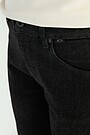 Straight jeans with elastane 4 | BLACK | Audimas