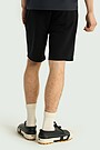 Stretch cotton French terry sweatshorts 3 | BLACK | Audimas