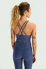 Strappy sports bra 2 | BLUE | Audimas