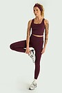 Leggings with waist pocket 2 | PURPLE | Audimas