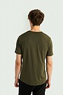 Synthetic active T-shirt 2 | Dark green | Audimas