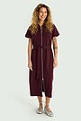 Full-zip dress with lyocell 1 | PURPLE | Audimas