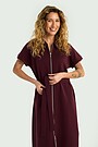Full-zip dress with lyocell 2 | PURPLE | Audimas