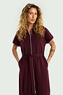 Full-zip dress with lyocell 3 | PURPLE | Audimas