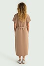 Full-zip dress with lyocell 3 | BROWN | Audimas