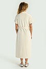 Full-zip dress with lyocell 2 | Cream | Audimas