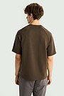 T-shirt with lyocell 2 | BROWN | Audimas