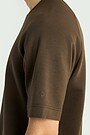 T-shirt with lyocell 3 | BROWN | Audimas