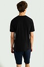 Short sleeve cotton T-shirt 2 | BLACK | Audimas