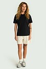 Short sleeve cotton T-shirt 4 | BLACK | Audimas