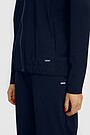 SENSITIVE fabric full-zip jacket 4 | Dark blue | Audimas