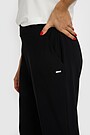 SENSITIVE fabric tapered fit pants 4 | BLACK | Audimas