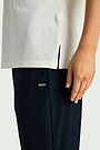 SENSITIVE fabric tapered fit pants 4 | Dark blue | Audimas