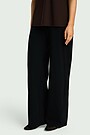 SENSITIVE fabric relaxed fit pants 2 | BLACK | Audimas