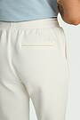 Cotton pique sweatpants 4 | WHITE | Audimas