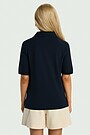 Pique Polo T-shirt 2 | Dark blue | Audimas