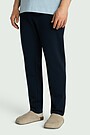 Cotton pique sweatpants 2 | Dark blue | Audimas