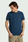 Short sleeve cotton T-shirt 1 | Dark blue | Audimas