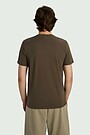 Short sleeve cotton T-shirt 2 | BROWN | Audimas