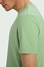 Short sleeve cotton T-shirt 3 | GREEN | Audimas