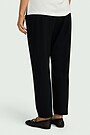 SENSITIVE fabric tapered fit pants 2 | BLACK | Audimas