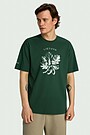 Short sleeves cotton T-shirt Oak 2 | GREEN | Audimas