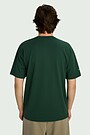 Short sleeves cotton T-shirt Lithuania 4 | GREEN | Audimas