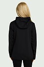 Outdoor grid fleece hoodie 3 | BLACK | Audimas