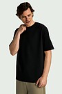 Oversized short sleeve T-shirt 2 | BLACK | Audimas