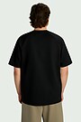 Oversized short sleeve T-shirt 3 | BLACK | Audimas