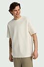 Oversized short sleeve T-shirt 3 | WHITE | Audimas