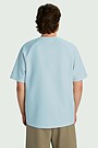 Oversized short sleeve T-shirt 3 | BLUE | Audimas
