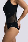 SENSITIVE fabric swimsuit 4 | BLACK | Audimas