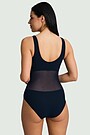 SENSITIVE fabric swimsuit 3 | Dark blue | Audimas
