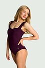 SENSITIVE fabric swimsuit 4 | PURPLE | Audimas