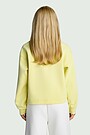 Cotton pique sweatshirt 2 | YELLOW | Audimas