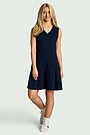 Pique dress 4 | Dark blue | Audimas