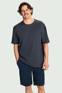 Soft cotton oversized T-shirt 1 | GREY | Audimas