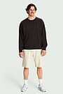 Soft cotton sweatshorts 1 | Cream | Audimas