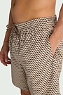 Printed swimming shorts 5 | BROWN | Audimas